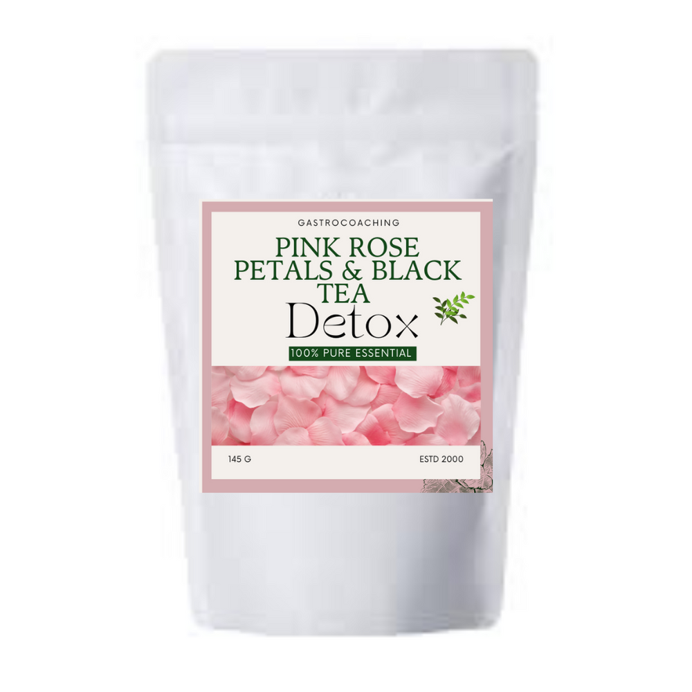 PINK ROSE PETALS & BLACK TEA DETOX