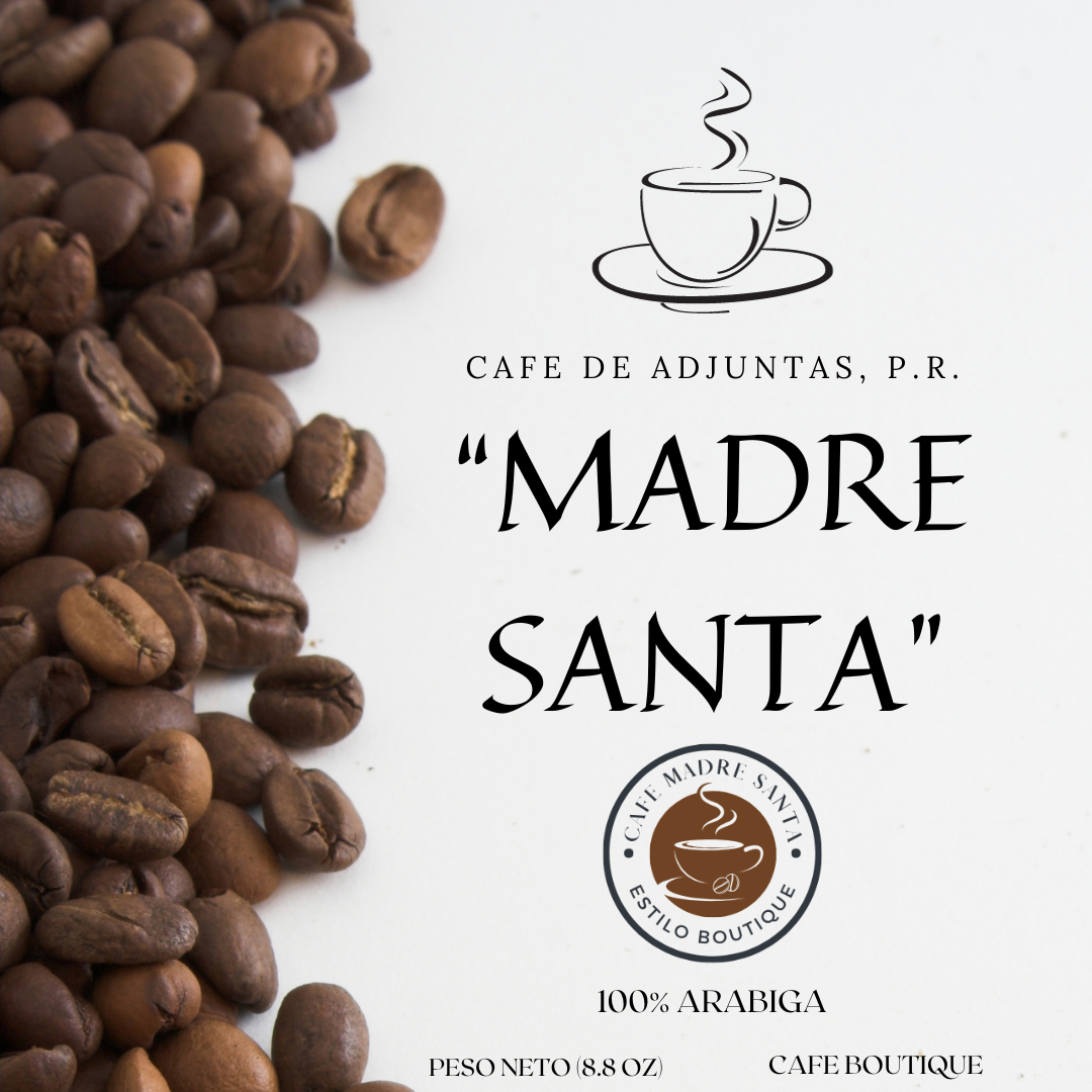 
                  
                    CAFE "MADRE SANTA" - TUESTE OSCURO EUROPEO - ESTILO BOUTIQUE - 8.8 ONZAS - 100% ARABIGA
                  
                