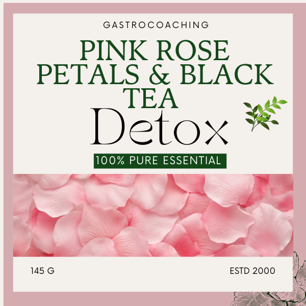 
                  
                    PINK ROSE PETALS & BLACK TEA DETOX
                  
                