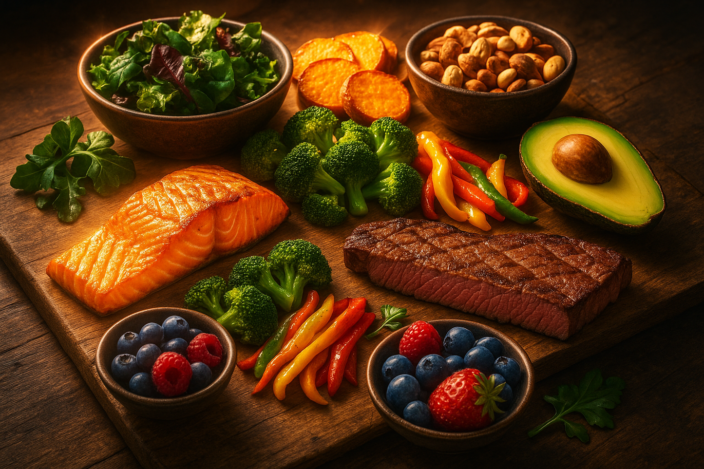 PALEO FOOD PICTURE GLOWING
